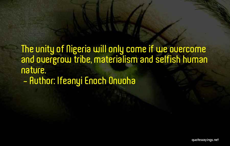 The Selfish World Quotes By Ifeanyi Enoch Onuoha
