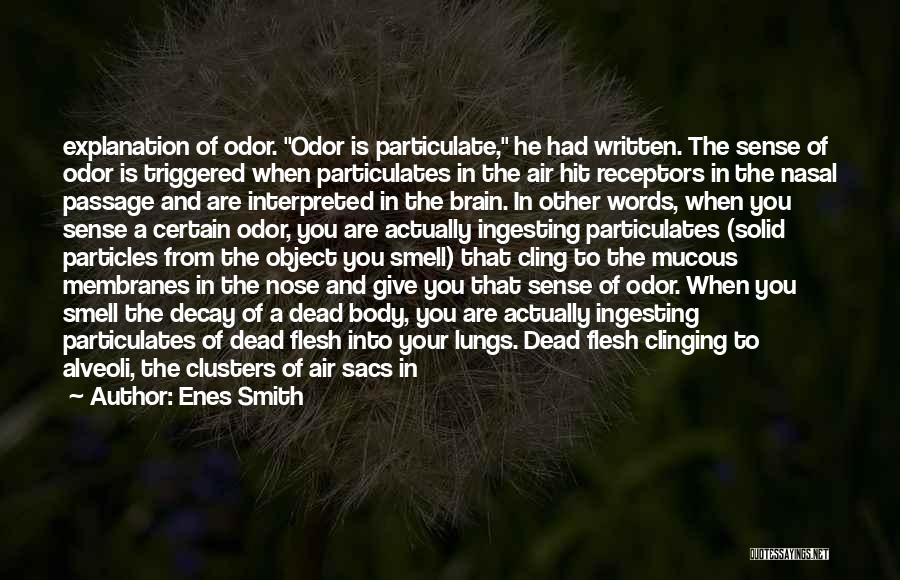 The Sense Of Smell Quotes By Enes Smith