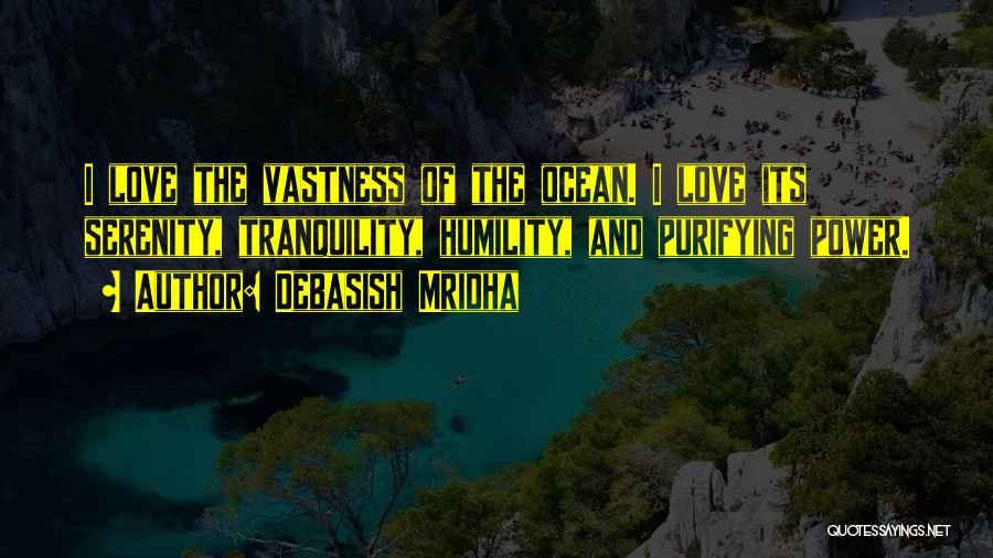 The Serenity Of The Ocean Quotes By Debasish Mridha