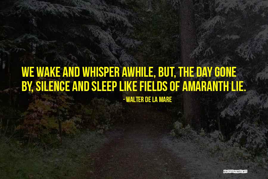 The Setting In A Lesson Before Dying Quotes By Walter De La Mare The Setting In A Lesson Before Dying Quotes By Walter De La Mare
