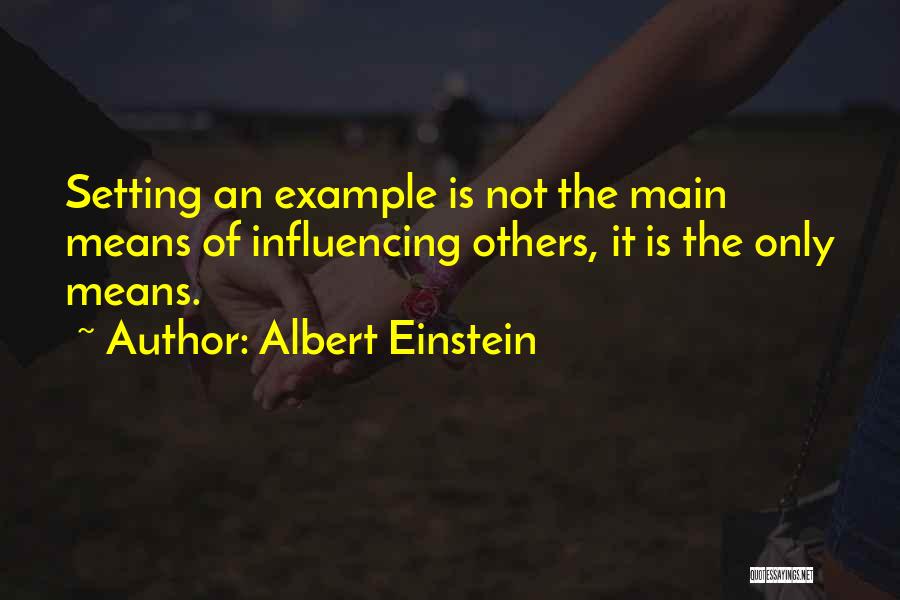The Setting Quotes By Albert Einstein