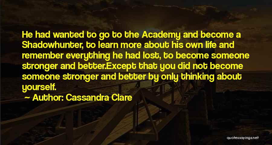 The Shadowhunter Academy Quotes By Cassandra Clare