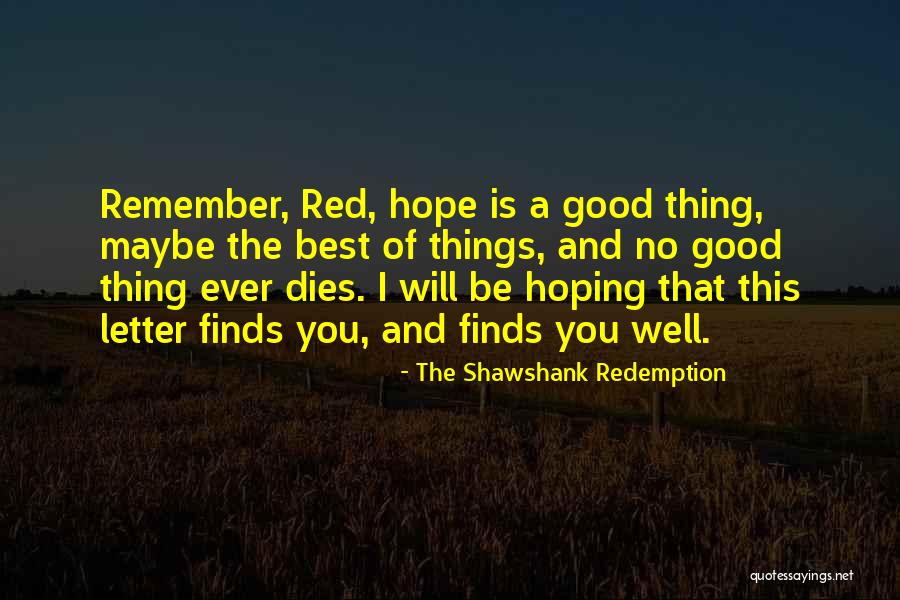 The Shawshank Redemption Quotes 2023648