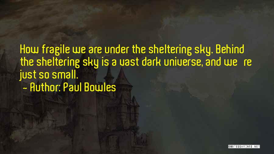 The Sheltering Sky Quotes By Paul Bowles