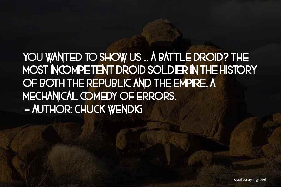 The Show Empire Quotes By Chuck Wendig