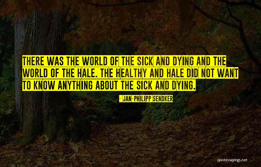 The Sick And Dying Quotes By Jan-Philipp Sendker