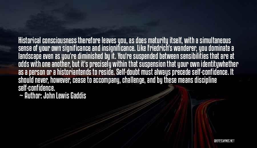 The Significance Of One Person Quotes By John Lewis Gaddis