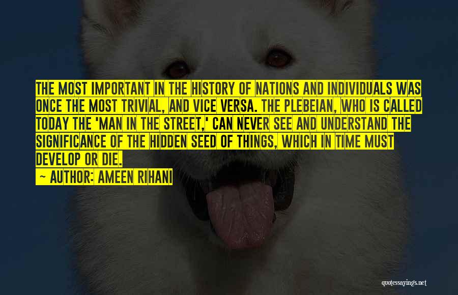 The Significance Of Time Quotes By Ameen Rihani