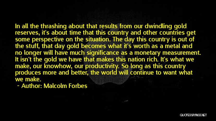 The Significance Of Time Quotes By Malcolm Forbes