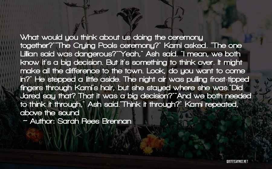 The Silence Of The Night Quotes By Sarah Rees Brennan