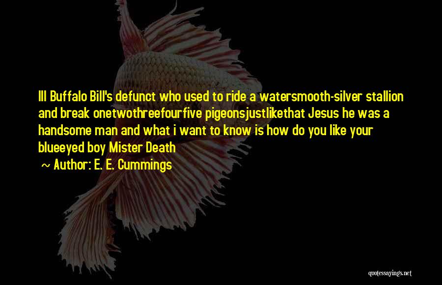 The Silver Stallion Quotes By E. E. Cummings