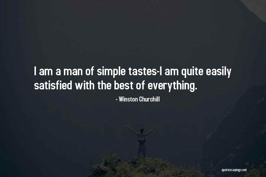 The Simple Man Quotes By Winston Churchill