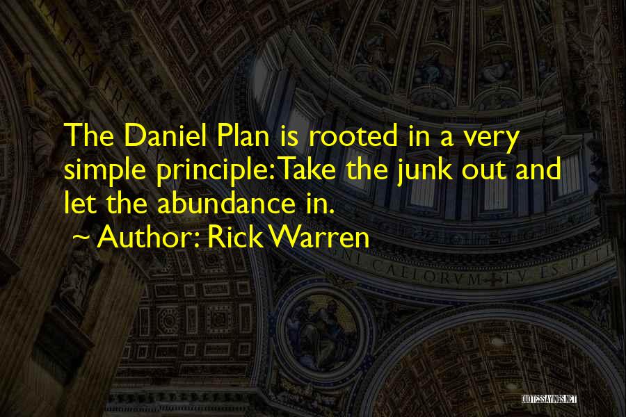 The Simple Plan Quotes By Rick Warren