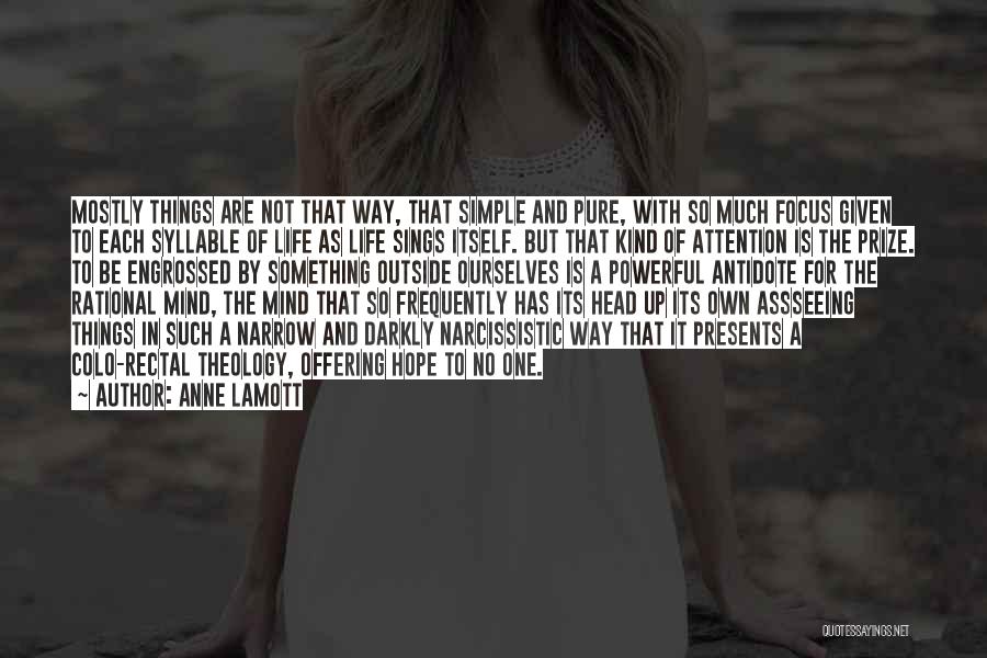 The Simple Things In Life Quotes By Anne Lamott