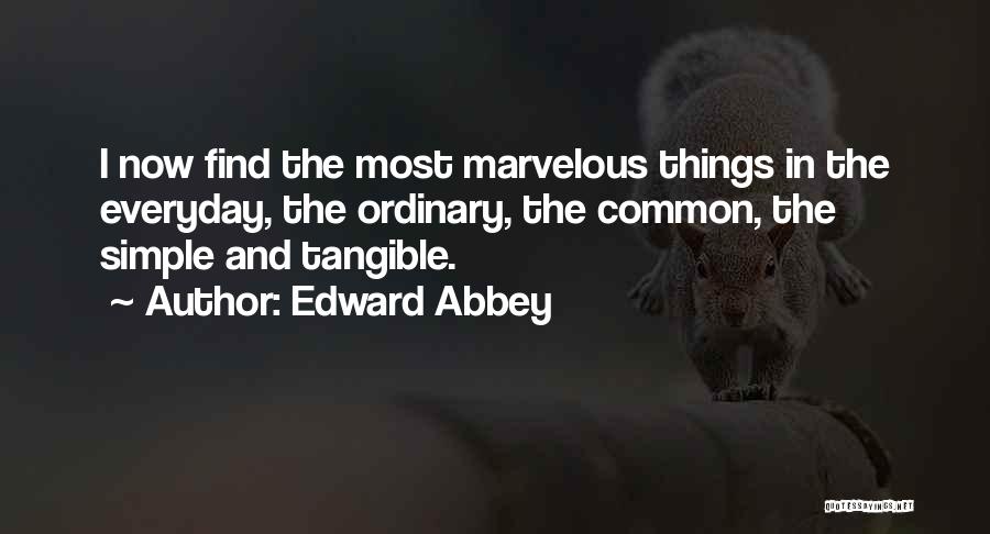 The Simple Things In Life Quotes By Edward Abbey