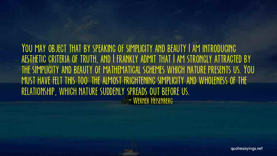 The Simplicity Of Nature Quotes By Werner Heisenberg The Simplicity Of Nature Quotes By Werner Heisenberg