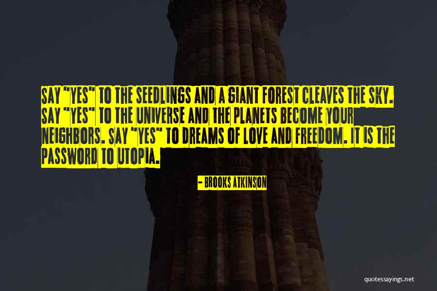 The Sky And Love Quotes By Brooks Atkinson The Sky And Love Quotes By Brooks Atkinson