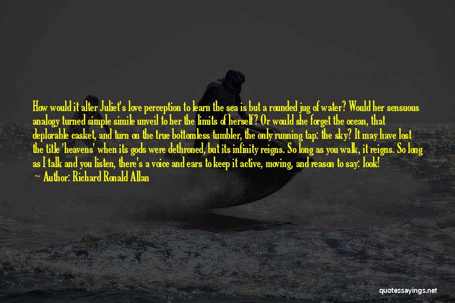 The Sky And Sea Quotes By Richard Ronald Allan
