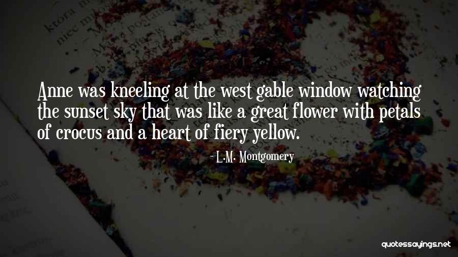 The Sky And Sunset Quotes By L.M. Montgomery