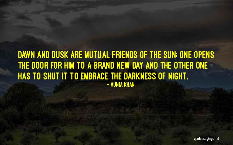 The Sky And Sunset Quotes By Munia Khan