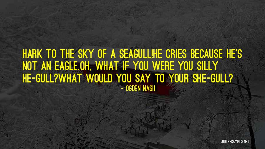 The Sky Cries Quotes By Ogden Nash