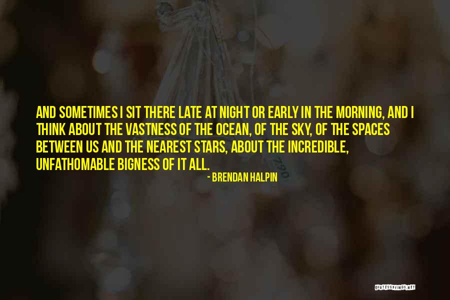 The Sky In The Morning Quotes By Brendan Halpin The Sky In The Morning Quotes By Brendan Halpin