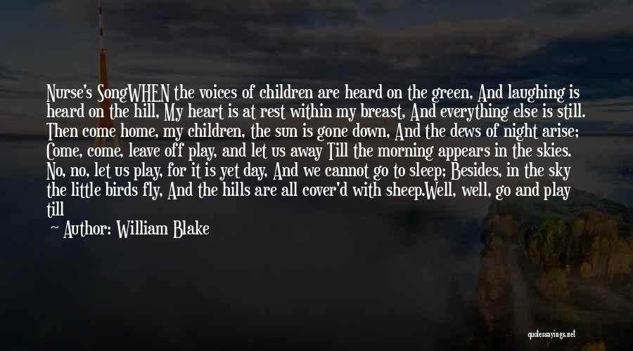 The Sky In The Morning Quotes By William Blake