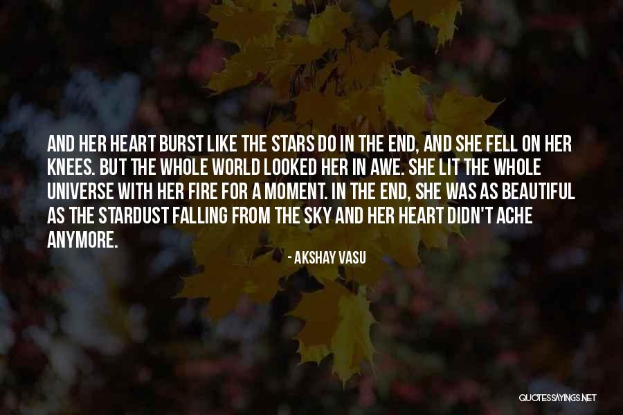 The Sky On Fire Quotes By Akshay Vasu