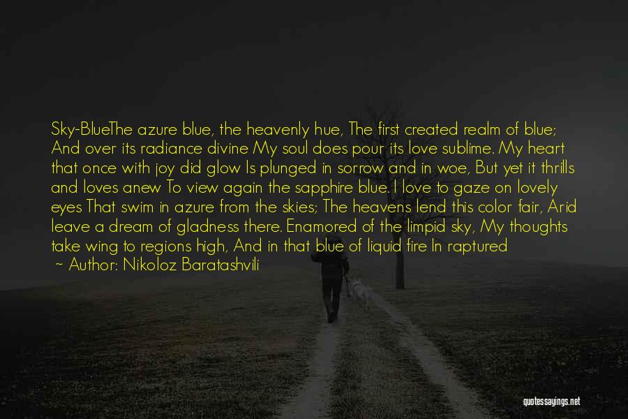 The Sky On Fire Quotes By Nikoloz Baratashvili