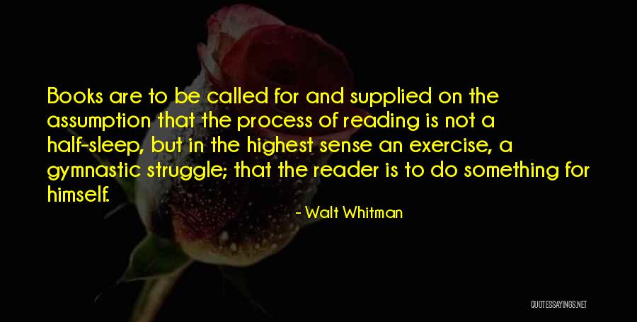 The Sleep Book Quotes By Walt Whitman