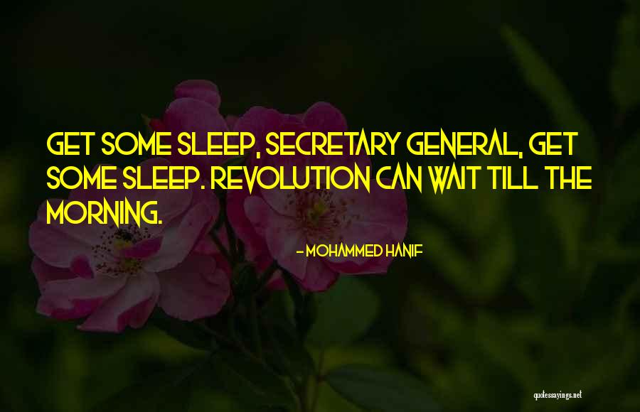 The Sleep Revolution Quotes By Mohammed Hanif