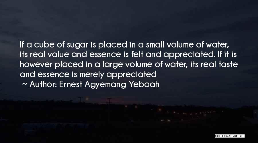 The Small Things In Life Quotes By Ernest Agyemang Yeboah
