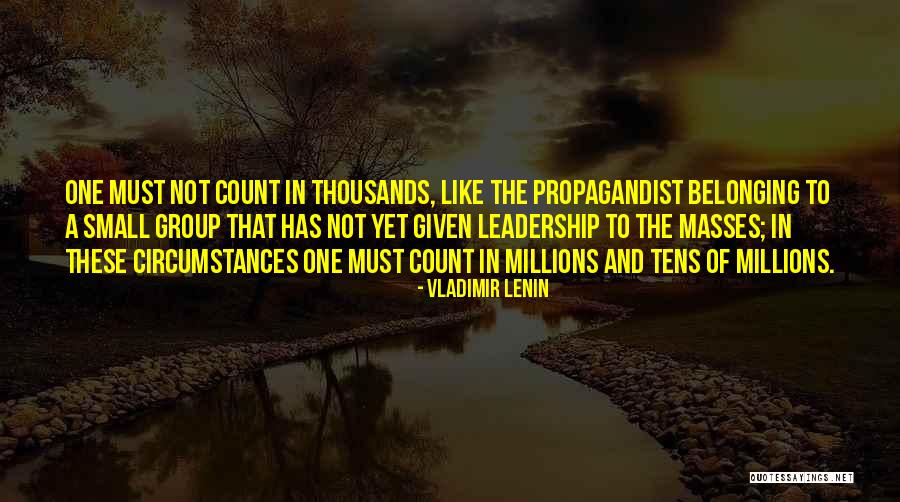 The Small Things That Count Quotes By Vladimir Lenin