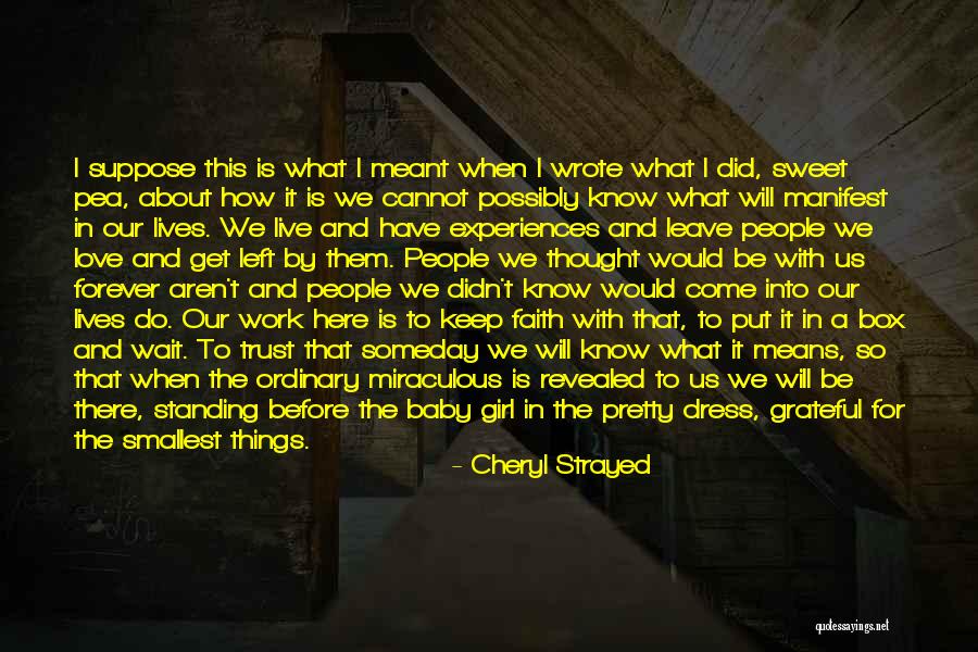 The Smallest Things Quotes By Cheryl Strayed The Smallest Things Quotes By Cheryl Strayed