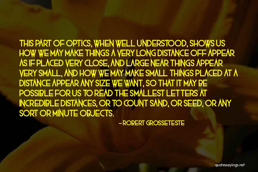 The Smallest Things Quotes By Robert Grosseteste The Smallest Things Quotes By Robert Grosseteste