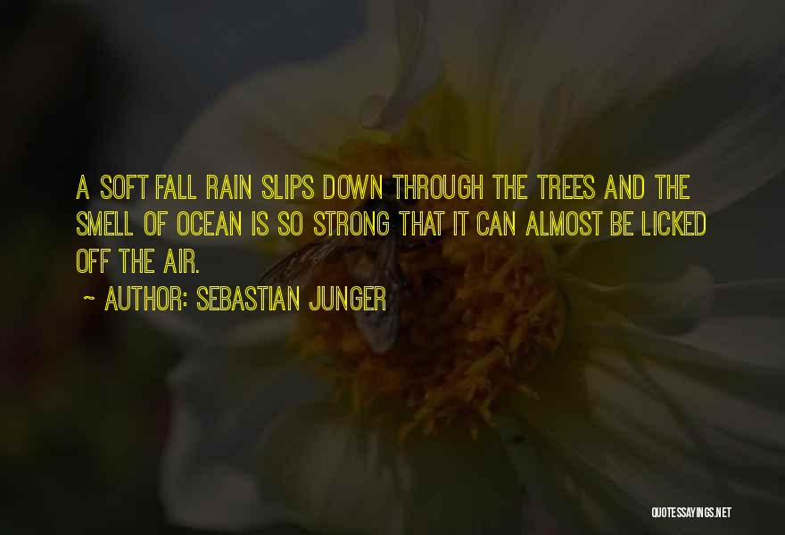 The Smell Of Fall Quotes By Sebastian Junger