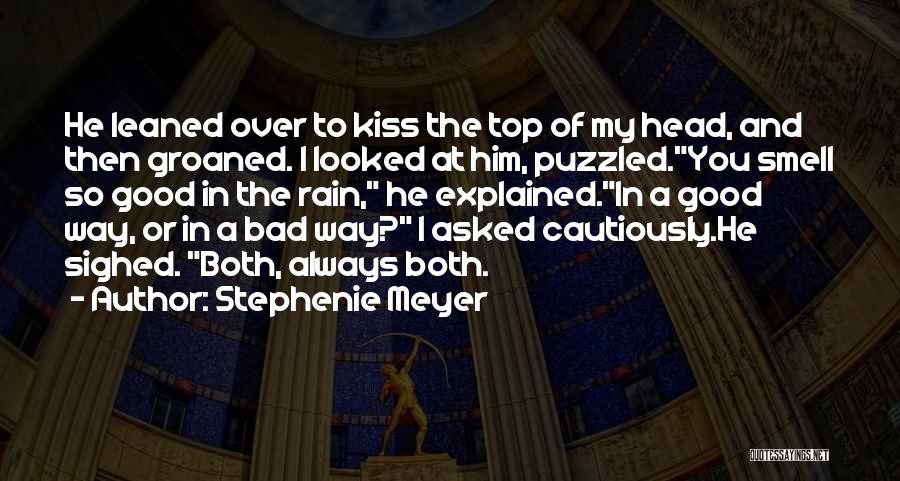 The Smell Of The Rain Quotes By Stephenie Meyer