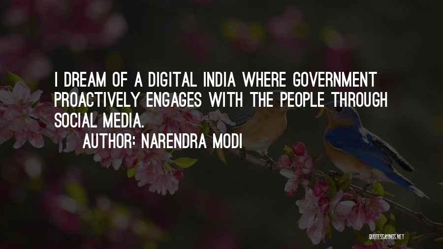The Social Media Quotes By Narendra Modi