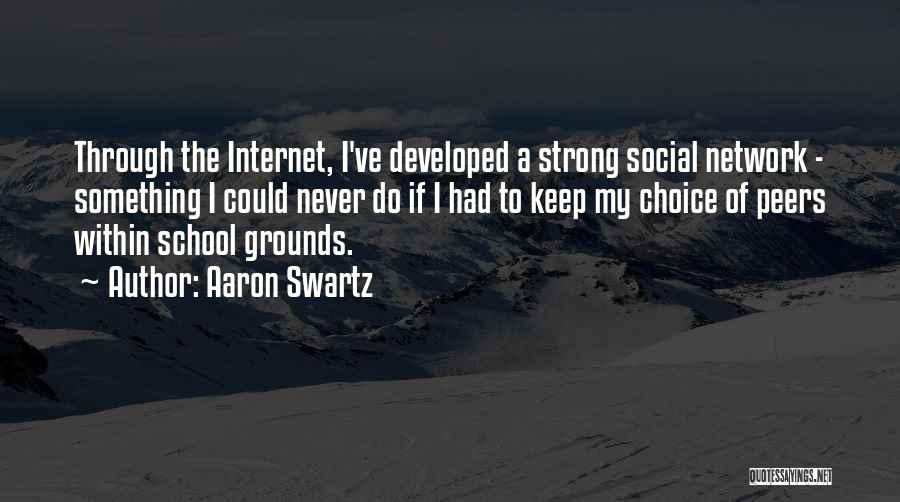 The Social Network Quotes By Aaron Swartz