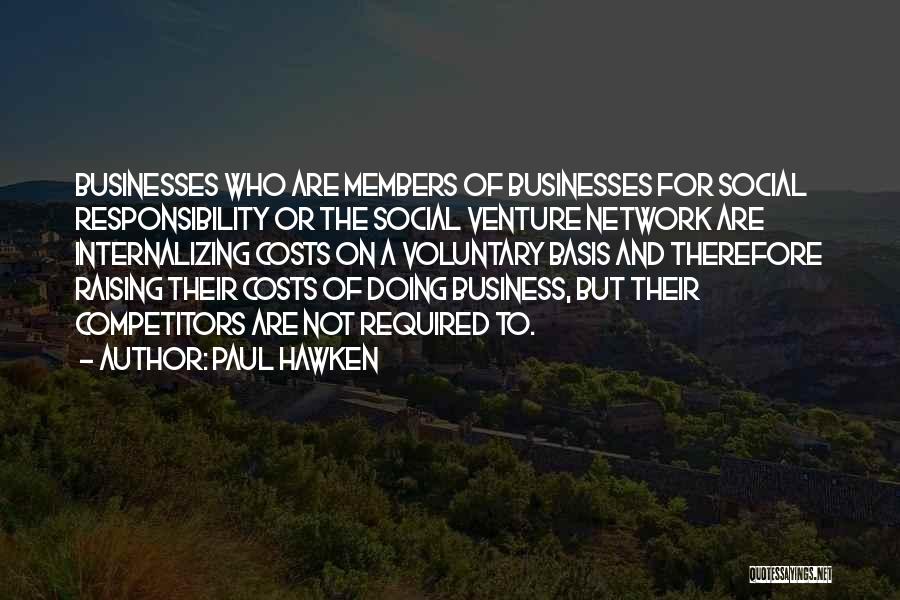 The Social Network Quotes By Paul Hawken