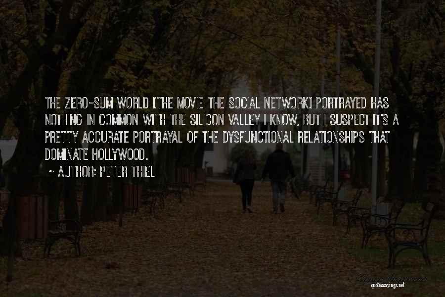 The Social Network Quotes By Peter Thiel