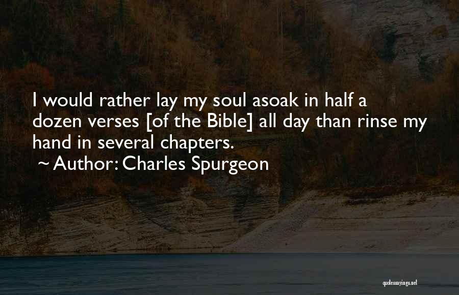 The Soul Bible Quotes By Charles Spurgeon