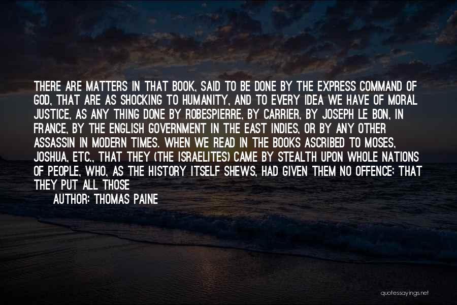 The Soul Bible Quotes By Thomas Paine