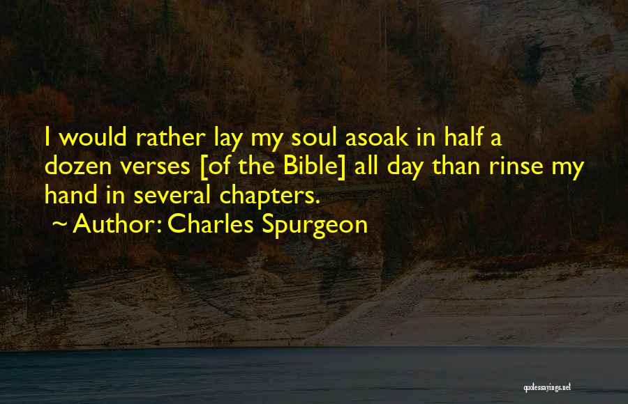 The Soul In The Bible Quotes By Charles Spurgeon