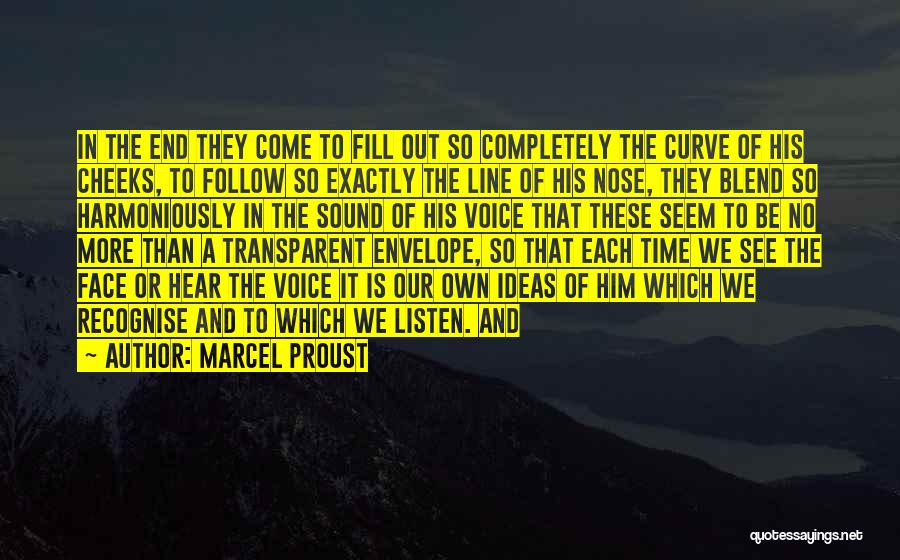 The Sound Of His Voice Quotes By Marcel Proust