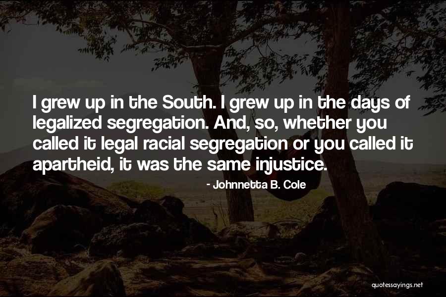 The South Quotes By Johnnetta B. Cole