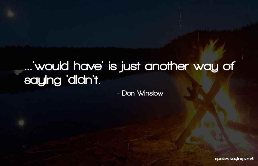 The Space Probe Disintegration Quotes By Don Winslow The Space Probe Disintegration Quotes By Don Winslow
