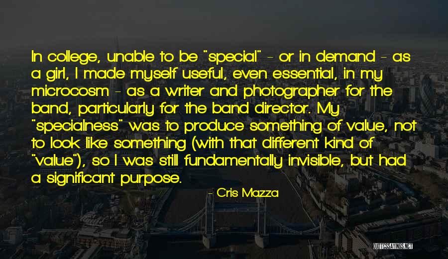 The Special Girl Quotes By Cris Mazza