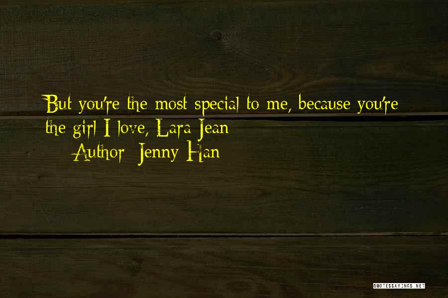 The Special Girl Quotes By Jenny Han