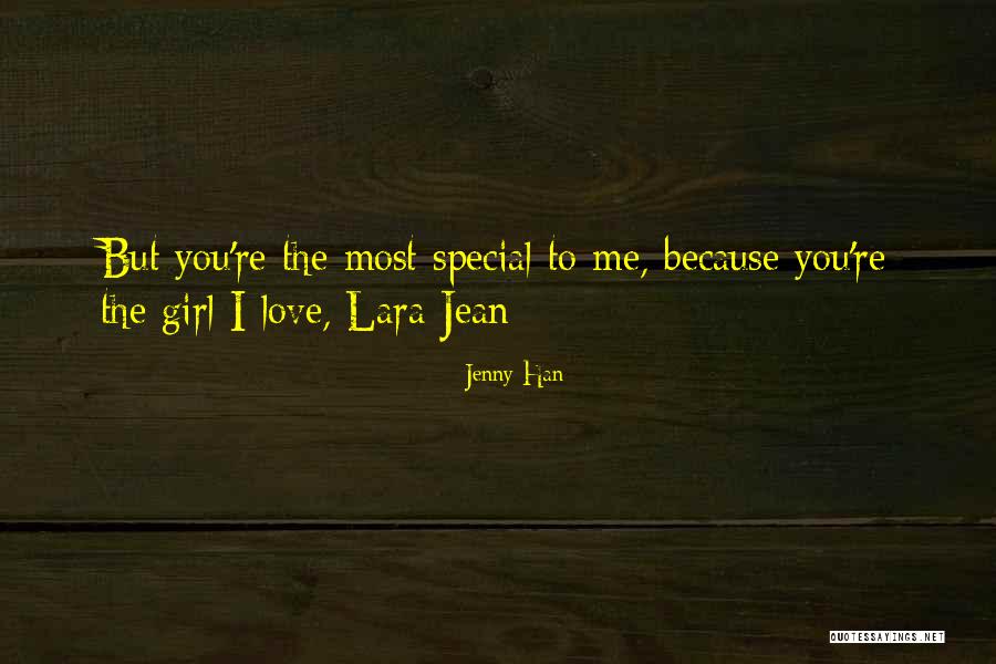 The Special Girl Quotes By Jenny Han